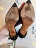 Vince. 100% Suede Black Heels Size 9 - photo 8