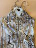 Hale Bob 100% Polyester Animal Print Tan Brown Gray Casual Dress Size 8 - photo 4