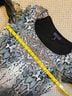 Hale Bob Snake Print Paisley Black Blue White Cocktail Dress Size 8 - photo 6