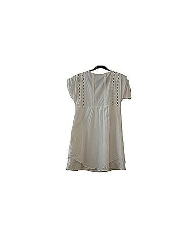 Marissa Webb White Lace Up Casual Dress (view 2)