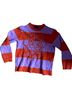 Marc Jacobs 100% Wool Stripes Orange Purple Pullover Sweater Size XS - photo 1