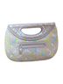 Vera Bradley Floral Multi Color Gray Teal Yellow White Leather Clutch One size - photo 2