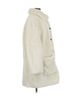 Zara 100% Polyester Solid White Faux Fur Jacket Size M - photo 5