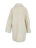 Zara 100% Polyester Solid White Faux Fur Jacket Size M - photo 2