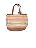 Coach Ivory Pink Purple Leather Shoulder Bag One size - photo 1