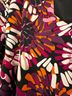 AB Studio Floral Multi Color 3/4 Sleeve Top Size L - photo 6