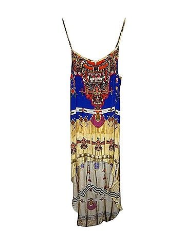 Shahida Parides Navajo Cami Hi Lo Dress in Pottery  Cocktail Dress (view 2)