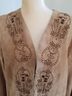 Avanti 100% Suede Solid Tan Leather Jacket Size L - photo 6