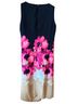DKNY Floral Multi Color Cocktail Dress Size 14 - photo 2