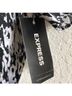 Express 95% Silk 5% Spandex 100% Polyester Color Block Black White Cocktail Dress Size XS - photo 5