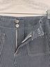 Talbots Stripes Blue White Jeans Size 10 - photo 6