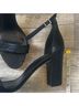 Madden Girl Animal Print Solid Black Heels Size 10 - photo 8