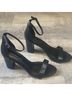 Madden Girl Animal Print Solid Black Heels Size 10 - photo 6