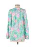 Lilly Pulitzer 100% Silk Floral Multi Color Long Sleeve Blouse Size S - photo 2