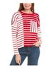 CAbi Stripes Red White Blue Long Sleeve Jersey Size S - photo 2