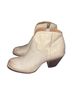 Lucchese White Ankle Boots Size 7 1/2 - photo 2