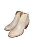 Lucchese White Ankle Boots Size 7 1/2 - photo 1