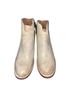 Lucchese White Ankle Boots Size 7 1/2 - photo 3