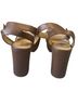Sun + Stone Solid Brown Tan Heels Size 11 - photo 2