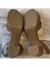 Sun + Stone Solid Brown Tan Heels Size 11 - photo 10