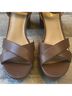 Sun + Stone Solid Brown Tan Heels Size 11 - photo 5