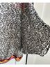 Anthropologie 100% Viscose Floral Animal Print Multi Color Kimono One size - photo 5