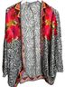 Anthropologie 100% Viscose Floral Animal Print Multi Color Kimono One size - photo 1