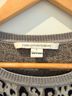 Diane von Furstenberg Animal Print Multi Color Pullover Sweater Size L - photo 3