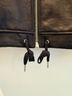The Kooples Black Faux Leather Jacket Size L - photo 5