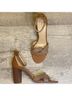 Zigi Soho Solid Brown Tan Heels Size 10 - photo 5