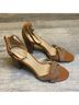 Zigi Soho Solid Brown Tan Heels Size 10 - photo 7
