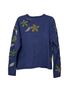 Talbots Floral Blue Green Brown Ivory Cardigan Size S - photo 2