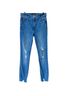 Express Solid Blue Jeans Size 4 - photo 1