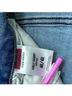 Express Solid Blue Jeans Size 4 - photo 5