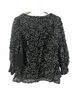 Tuckernuck 100% Polyester 97% Polyester 3% Spandex Black Long Sleeve Blouse Size M - photo 2