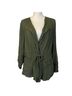 Torrid 100% Rayon 95% Polyester 5% Spandex Solid Green Jacket Size 2X - photo 1