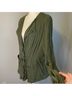 Torrid 100% Rayon 95% Polyester 5% Spandex Solid Green Jacket Size 2X - photo 7
