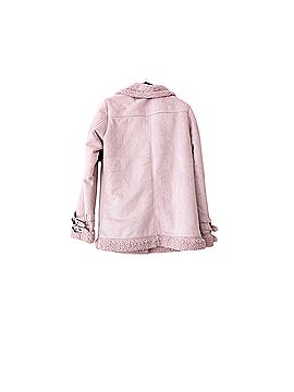 Peach aspen Faux Leather Jacket (view 2)