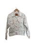 Levi's 100% Cotton Floral White Denim Jacket Size XS - photo 1