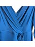 BCBGMAXAZRIA Solid Blue Cocktail Dress Size 4 - photo 7
