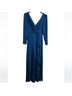 BCBGMAXAZRIA Solid Blue Cocktail Dress Size 4 - photo 12