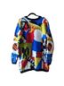 Levante Graphic Multi Color Pullover Sweater Size S - photo 2