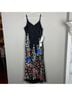 Mac Duggal 100% Polyester Floral Black Cocktail Dress Size 14 - photo 4
