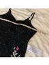 Mac Duggal 100% Polyester Floral Black Cocktail Dress Size 14 - photo 7