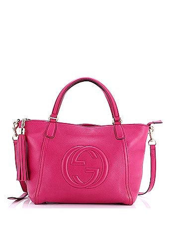 Gucci Soho Convertible Top Handle Bag Leather Small (view 1)