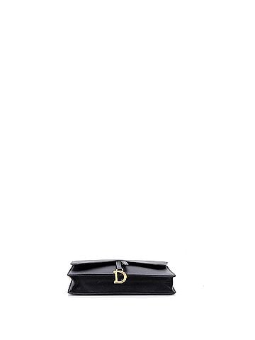 Christian Dior Saddle Chain Clutch Leather (view 2)