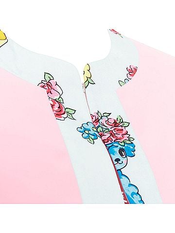 Moschino MOSCHINO COUTURE! 2022 Runway Calico Animals pink blue bolero jacket IT38 XS (view 2)