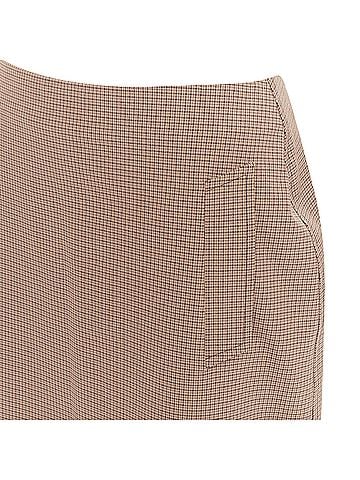 Prada PRADA Vintage brown micro houndstooth checked high waist pencil skirt IT42 M (view 2)