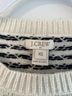 J.Crew Factory Store Bow Print White Black Pullover Sweater Size XS - photo 3