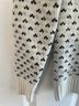 J.Crew Factory Store Bow Print White Black Pullover Sweater Size XS - photo 4